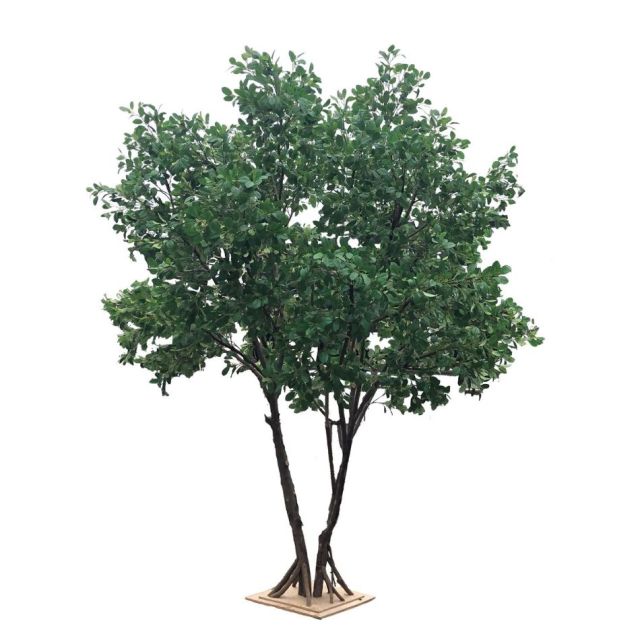 430CM Premium Quality Large Artificial Multi‑Trunk Green Leaf Tree for Interior Design,430CM Premium Quality Large Artificial Multi‑Trunk Green Leaf Tree for Interior Design