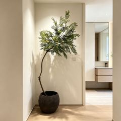 210CM Premium Quality Artificial Mimosa Potted Tree for Interior Design,210CM Premium Quality Artificial Mimosa Potted Tree for Interior Design