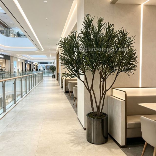 220CM Premium Quality Artificial Potted Pieris Tree for Interior Design,220CM Premium Quality Artificial Potted Pieris Tree for Interior Design