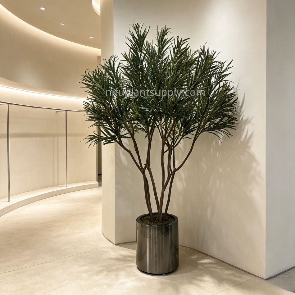 220CM Premium Quality Artificial Potted Pieris Tree for Interior Design,220CM Premium Quality Artificial Potted Pieris Tree for Interior Design