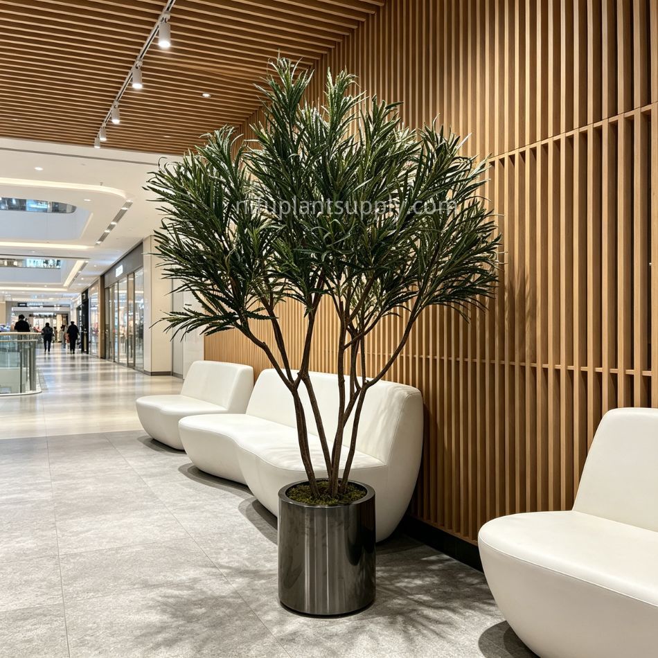 220CM Premium Quality Artificial Potted Pieris Tree for Interior Design,220CM Premium Quality Artificial Potted Pieris Tree for Interior Design