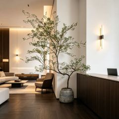 175CM Premium Quality Artificial Potted Multi‑Branch Leaf Tree for Interior Design,175CM Premium Quality Artificial Potted Multi‑Branch Leaf Tree for Interior Design