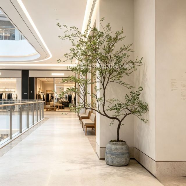 175CM Premium Quality Artificial Potted Multi‑Branch Leaf Tree for Interior Design,175CM Premium Quality Artificial Potted Multi‑Branch Leaf Tree for Interior Design