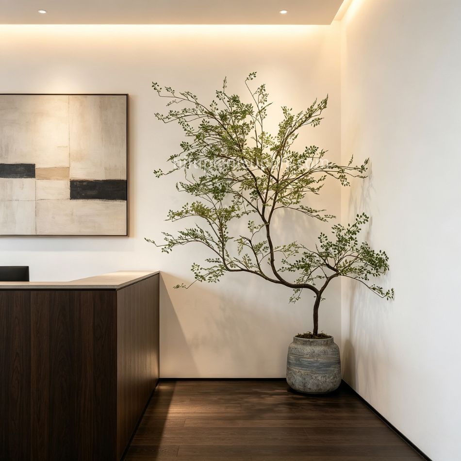 175CM Premium Quality Artificial Potted Multi‑Branch Leaf Tree for Interior Design,175CM Premium Quality Artificial Potted Multi‑Branch Leaf Tree for Interior Design