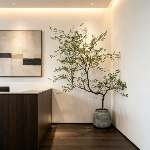 175CM Premium Quality Artificial Potted Multi‑Branch Leaf Tree for Interior Design,175CM Premium Quality Artificial Potted Multi‑Branch Leaf Tree for Interior Design