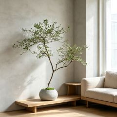 120CM Premium Quality Artificial Stylish Potted Leaf Tree for Home Decor,120CM Premium Quality Artificial Stylish Potted Leaf Tree for Home Decor