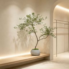 120CM Premium Quality Artificial Stylish Potted Leaf Tree for Home Decor,120CM Premium Quality Artificial Stylish Potted Leaf Tree for Home Decor
