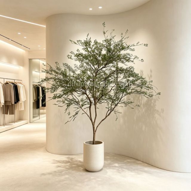 270CM Premium Quality Artificial Large Delicate Leaf Tree for Interior Design,270CM Premium Quality Artificial Large Delicate Leaf Tree for Interior Design