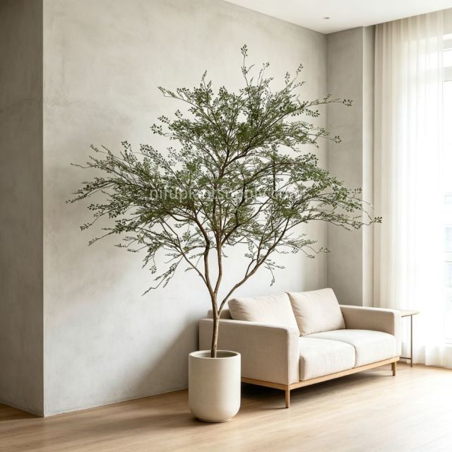 270CM Premium Quality Artificial Large Delicate Leaf Tree for Interior Design,270CM Premium Quality Artificial Large Delicate Leaf Tree for Interior Design