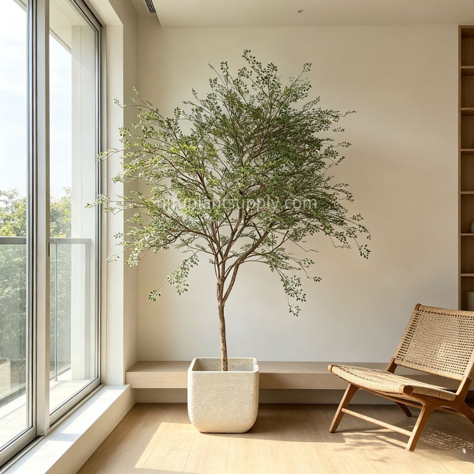 270CM Premium Quality Artificial Potted Delicate Leaf Tree for Home Decor,270CM Premium Quality Artificial Potted Delicate Leaf Tree for Home Decor
