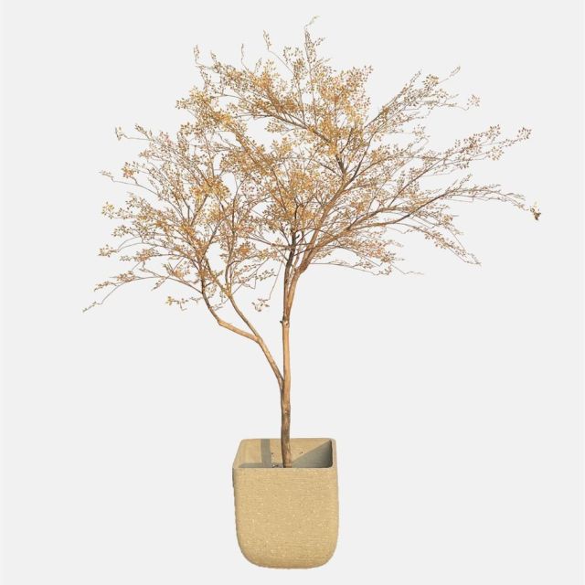 245CM Premium Quality Artificial Golden Autumn Potted Tree for Home Decor,245CM Premium Quality Artificial Golden Autumn Potted Tree for Home Decor