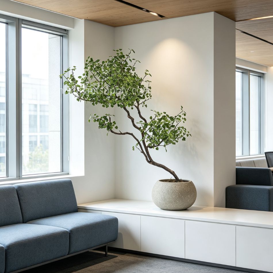 110CM Premium Quality Artificial Stylish Bonsai Potted Tree for Interior Design,110CM Premium Quality Artificial Stylish Bonsai Potted Tree for Interior Design
