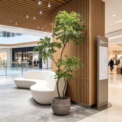 215CM Premium Quality Artificial Potted Maple Leaf Tree for Home Decor,215CM Premium Quality Artificial Potted Maple Leaf Tree for Home Decor