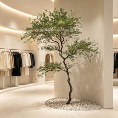 240CM Premium Quality Artificial Artistic Twisted Leaf Tree for Interior Design,240CM Premium Quality Artificial Artistic Twisted Leaf Tree for Interior Design