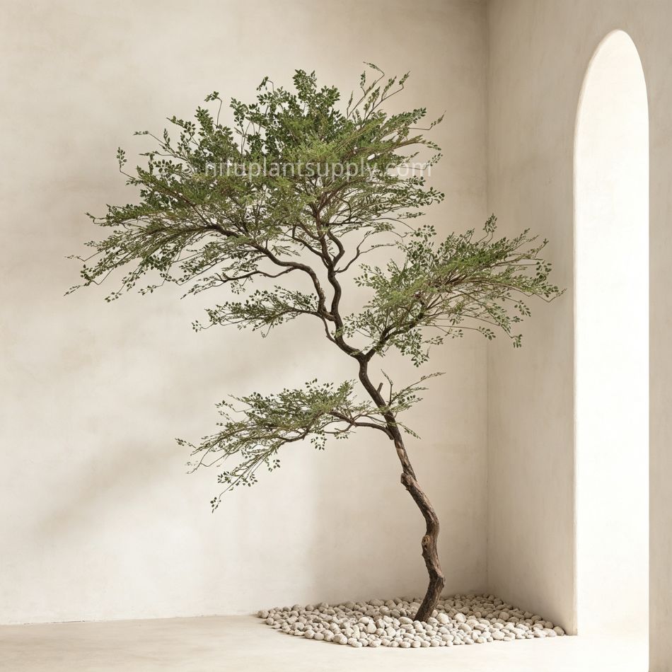 240CM Premium Quality Artificial Artistic Twisted Leaf Tree for Interior Design,240CM Premium Quality Artificial Artistic Twisted Leaf Tree for Interior Design
