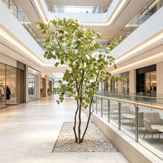 250CM Premium Quality Artificial Potted Eucalyptus Tree for Home Decor,250CM Premium Quality Artificial Potted Eucalyptus Tree for Home Decor
