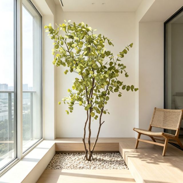 250CM Premium Quality Artificial Potted Eucalyptus Tree for Home Decor,250CM Premium Quality Artificial Potted Eucalyptus Tree for Home Decor