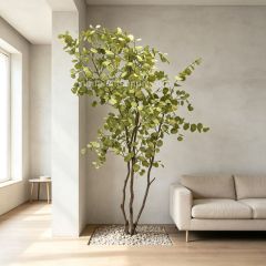 250CM Premium Quality Artificial Potted Eucalyptus Tree for Home Decor,250CM Premium Quality Artificial Potted Eucalyptus Tree for Home Decor