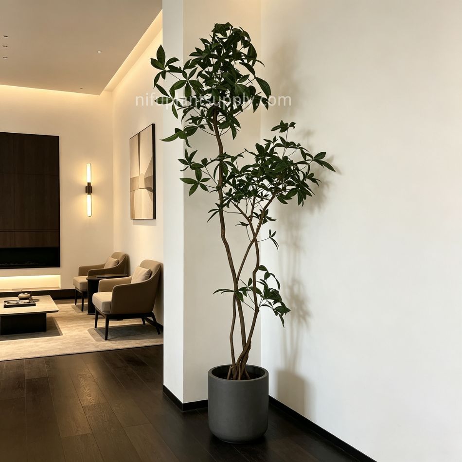 220CM Premium Quality Artificial Money Tree for Interior Design,220CM Premium Quality Artificial Money Tree for Interior Design