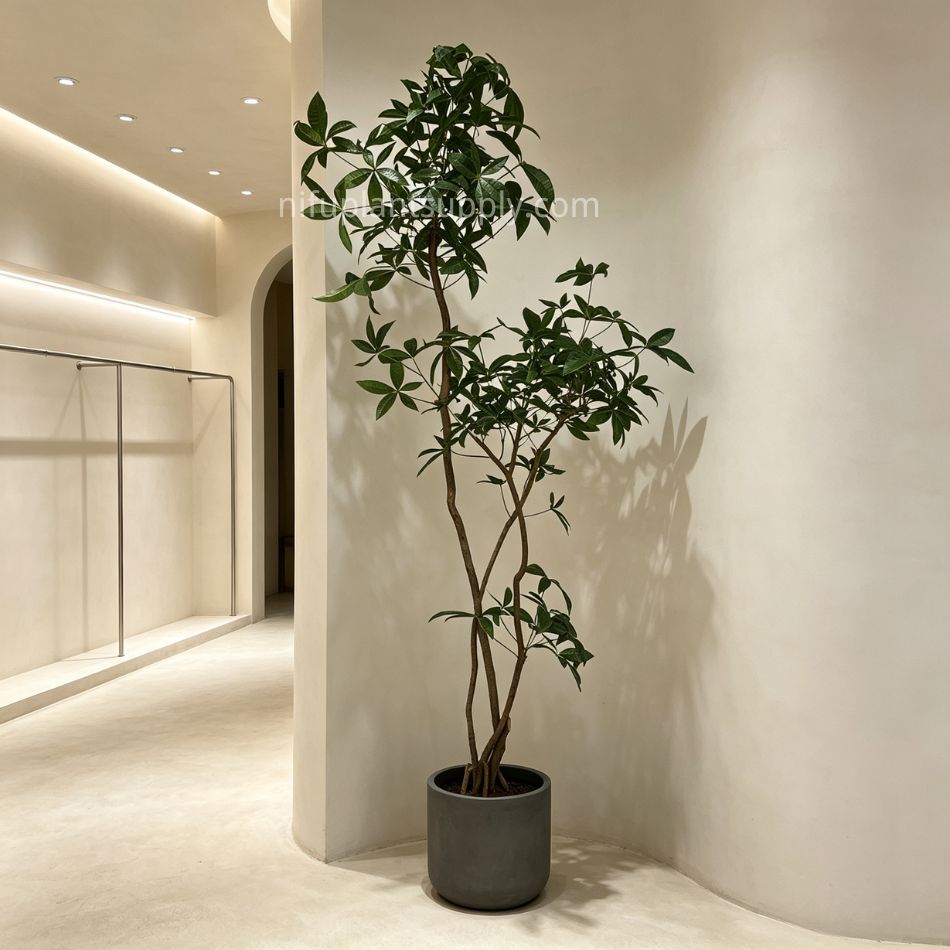 220CM Premium Quality Artificial Money Tree for Interior Design,220CM Premium Quality Artificial Money Tree for Interior Design