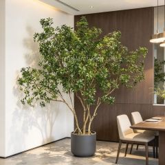 260CM Lifelike Faux Pieris Japonica Potted Tree for interior design,260CM Lifelike Faux Pieris Japonica Potted Tree for interior design