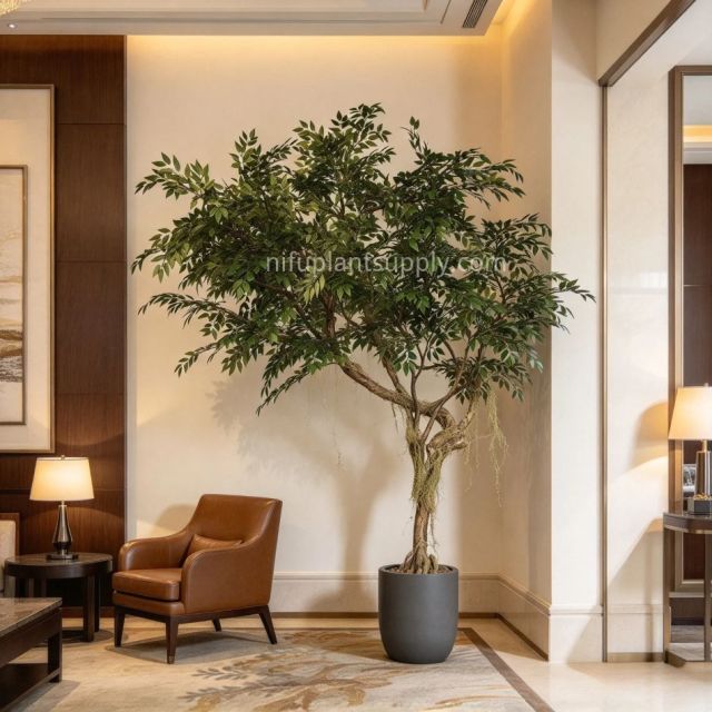215CM Stunning Faux Banyan Potted Tree for interior design,215CM Stunning Faux Banyan Potted Tree for interior design