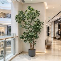 265CM Real Touch Artificial Schefflera Potted Tree for indoor decor,265CM Real Touch Artificial Schefflera Potted Tree for indoor decor