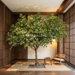 290CM Realistic Large Artificial Eucalyptus Potted Tree for interior design,290CM Realistic Large Artificial Eucalyptus Potted Tree for interior design
