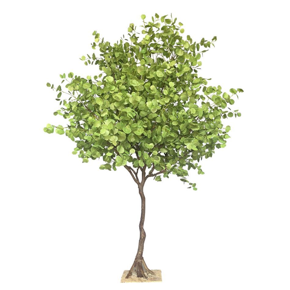 325CM Natural Looking Artificial Eucalyptus Potted Tree for Home Decor,325CM Natural Looking Artificial Eucalyptus Potted Tree for Home Decor