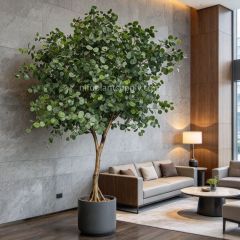 240CM Lifelike Artificial Eucalyptus Potted Tree for indoor decor,240CM Lifelike Artificial Eucalyptus Potted Tree for indoor decor