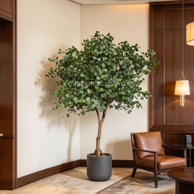 240CM Lifelike Artificial Eucalyptus Potted Tree for indoor decor,240CM Lifelike Artificial Eucalyptus Potted Tree for indoor decor