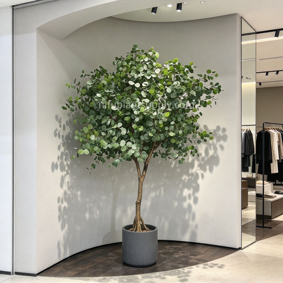 240CM Lifelike Artificial Eucalyptus Potted Tree for indoor decor,240CM Lifelike Artificial Eucalyptus Potted Tree for indoor decor