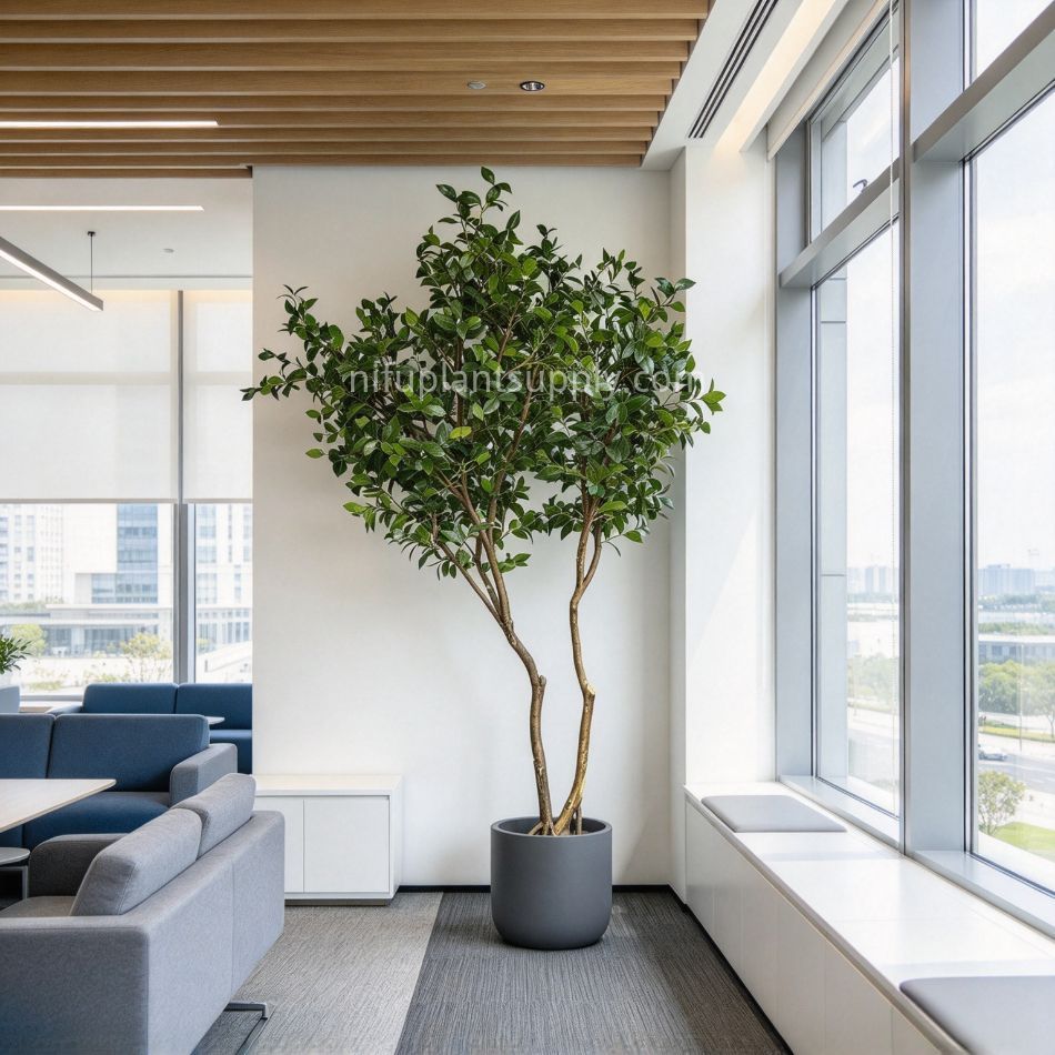 240CM Natural Form Artificial Ficus Potted Tree for Home Decor,240CM Natural Form Artificial Ficus Potted Tree for Home Decor