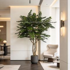 230CM High Quality Artificial Berry Leaf Potted Tree for interior design,230CM High Quality Artificial Berry Leaf Potted Tree for interior design