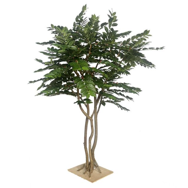 230CM High Quality Artificial Berry Leaf Potted Tree for interior design,230CM High Quality Artificial Berry Leaf Potted Tree for interior design