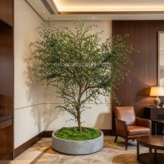 245CM Natural Look Large Artificial Thin Leaf Tree Potted Tree for interior design,245CM Natural Look Large Artificial Thin Leaf Tree Potted Tree for interior design