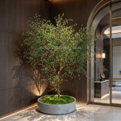 245CM Natural Look Large Artificial Thin Leaf Tree Potted Tree for interior design,245CM Natural Look Large Artificial Thin Leaf Tree Potted Tree for interior design