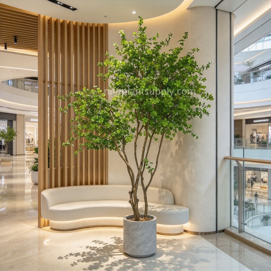 250CM Natural Trunk Large Artificial Enkianthus Tree Potted Tree for Home Decor,250CM Natural Trunk Large Artificial Enkianthus Tree Potted Tree for Home Decor