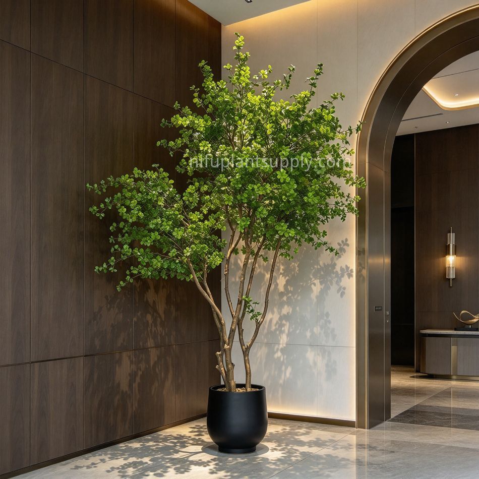 250CM Natural Trunk Large Artificial Enkianthus Tree Potted Tree for Home Decor,250CM Natural Trunk Large Artificial Enkianthus Tree Potted Tree for Home Decor