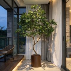 250CM Nearly Natural Large Artificial Ficus Tree Potted Tree for Indoor Decoration,250CM Nearly Natural Large Artificial Ficus Tree Potted Tree for Indoor Decoration