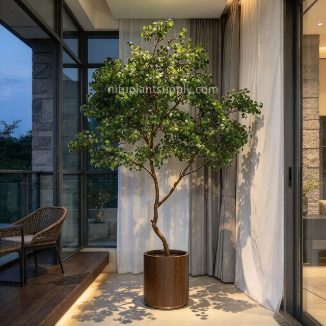 250CM Nearly Natural Large Artificial Ficus Tree Potted Tree for Indoor Decoration,250CM Nearly Natural Large Artificial Ficus Tree Potted Tree for Indoor Decoration