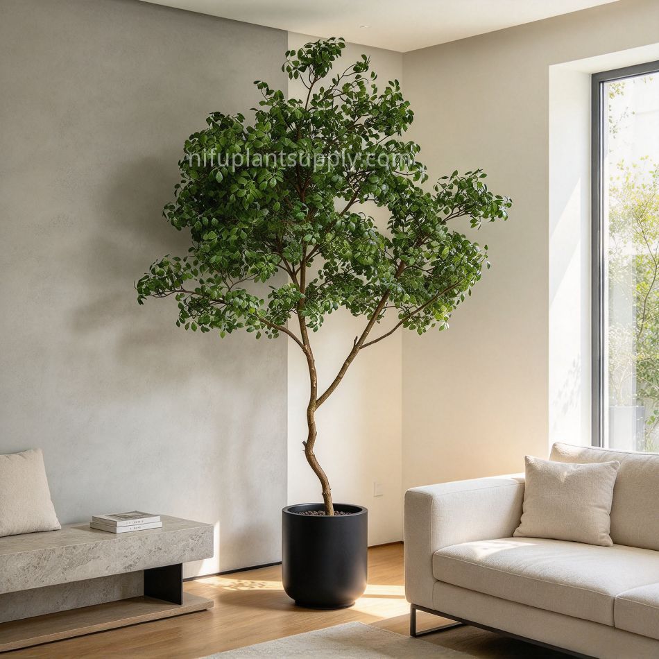 250CM Nearly Natural Large Artificial Ficus Tree Potted Tree for Indoor Decoration,250CM Nearly Natural Large Artificial Ficus Tree Potted Tree for Indoor Decoration