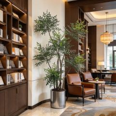 230CM High Simulated Artificial Nandina Tree Potted Plant for Hotel Decor,230CM High Simulated Artificial Nandina Tree Potted Plant for Hotel Decor