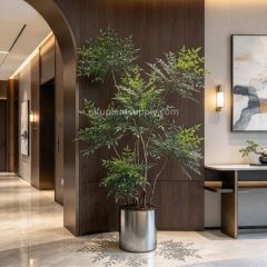 230CM High Simulated Artificial Nandina Tree Potted Plant for Hotel Decor,230CM High Simulated Artificial Nandina Tree Potted Plant for Hotel Decor