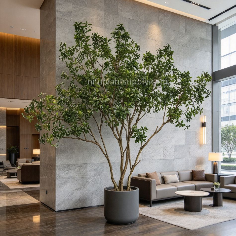 260CM Modern Design Large Artificial Pieris Tree Potted Tree for Interior Decoration,260CM Modern Design Large Artificial Pieris Tree Potted Tree for Interior Decoration