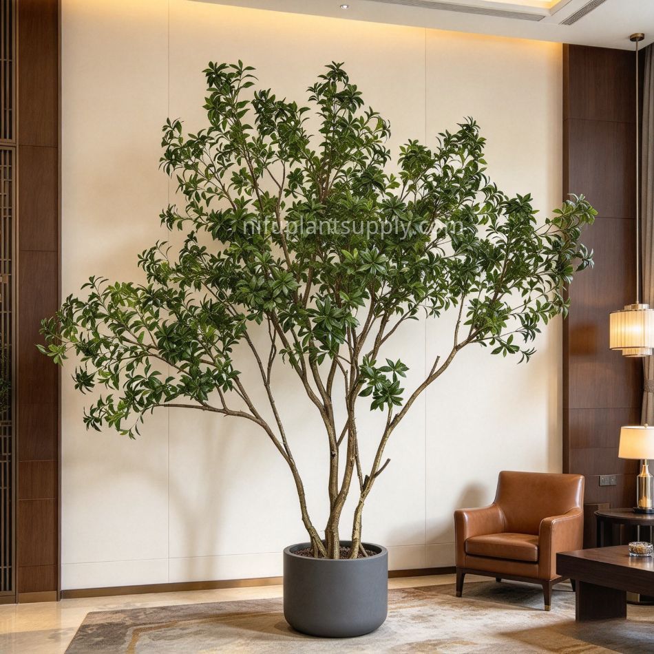 260CM Modern Design Large Artificial Pieris Tree Potted Tree for Interior Decoration,260CM Modern Design Large Artificial Pieris Tree Potted Tree for Interior Decoration
