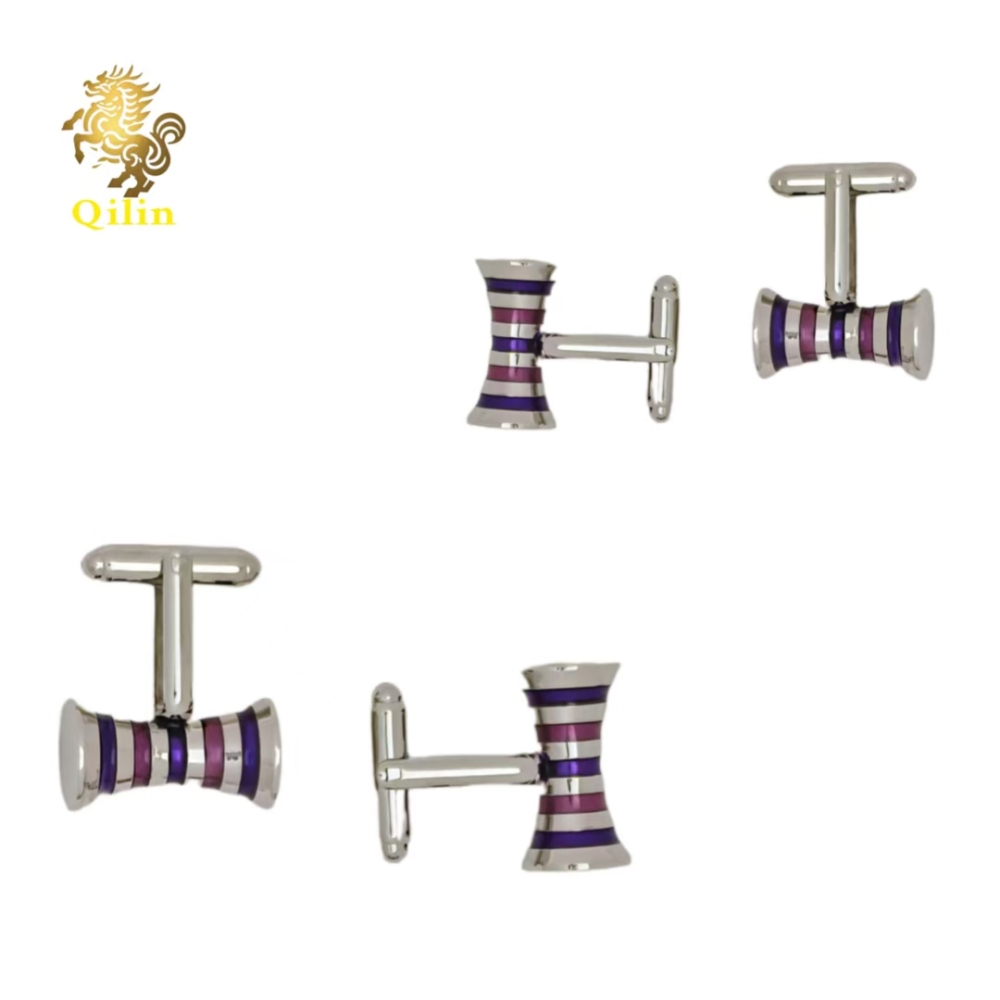 The Qilin cufflink gift box is suitable for both men and women. These handmade colorful cufflinks with an inner arc shape are suitable for matching with French-style shirts. They are also highly personalized gift accessories and can be applied to various