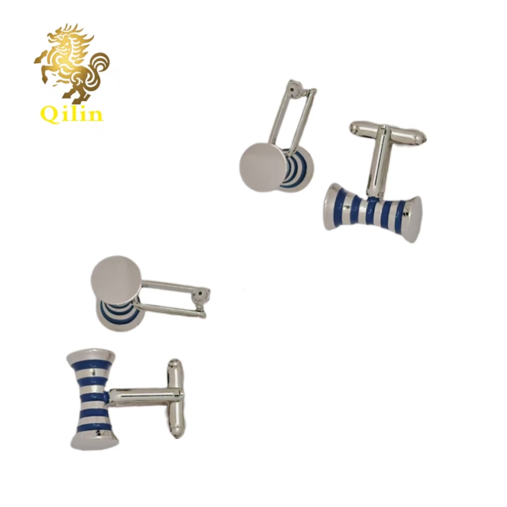 The Qilin cufflink gift box is suitable for both men and women. These handmade colorful cufflinks with an inner arc shape are suitable for matching with French-style shirts. They are also highly personalized gift accessories and can be applied to various
