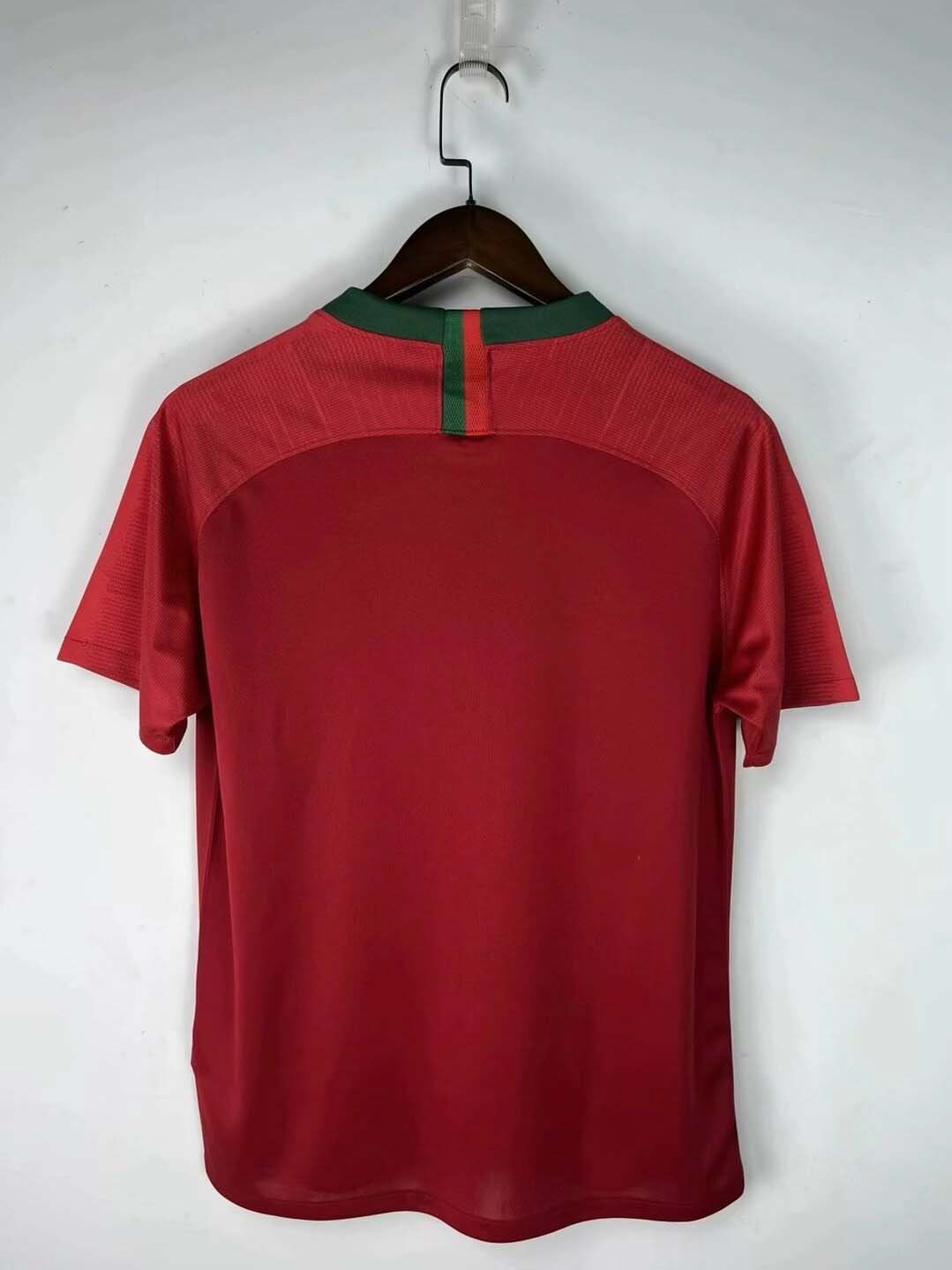 2018 Retro Portugal Home Football Shirt