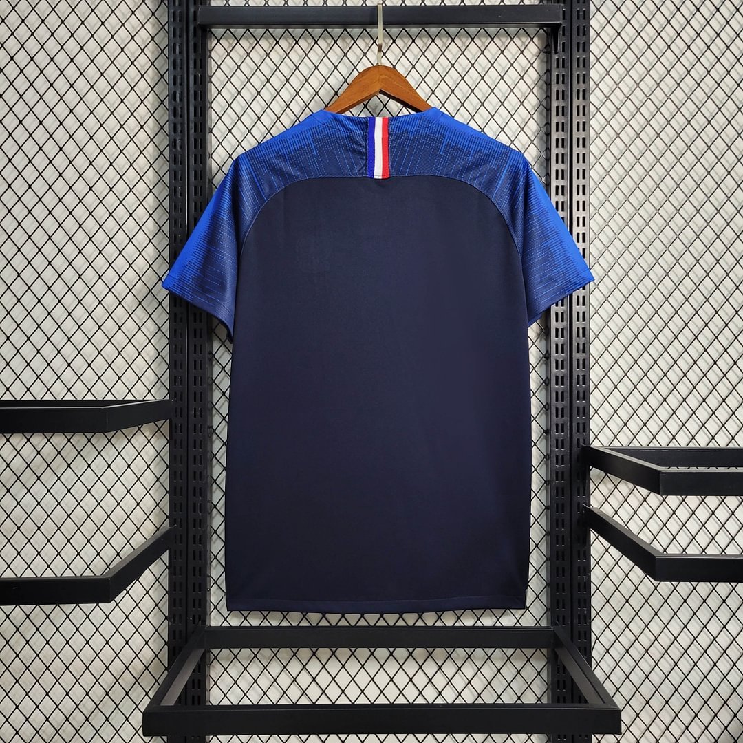 2018 Retro France Home Football Shirt